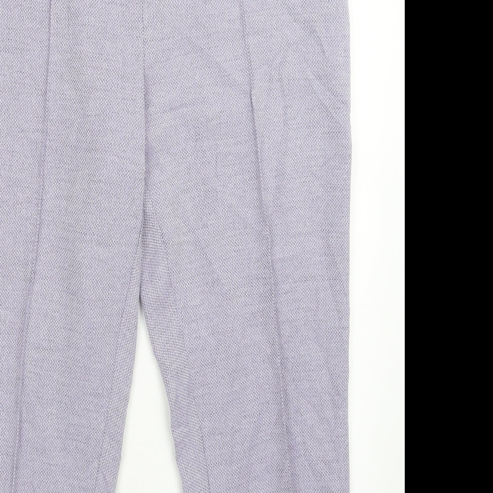 Womens UK Size 20 EWM Regular Fit  Purple Trousers