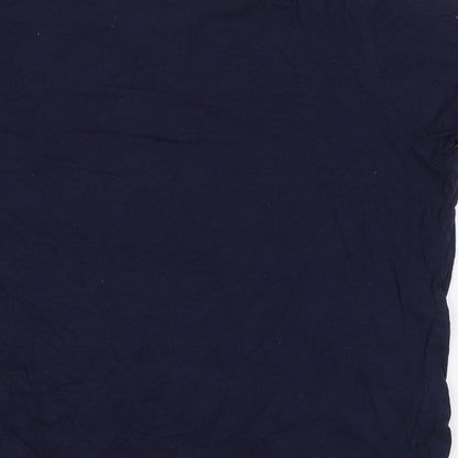 Womens UK Size 12 Debenhams Black Basic Polo