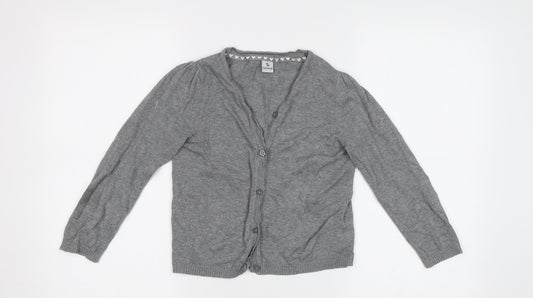 TU Girls Grey   Cardigan Jumper Size 6 Years