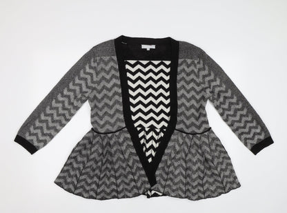Womens UK Size 12 M&S Black Cardigan Jumper