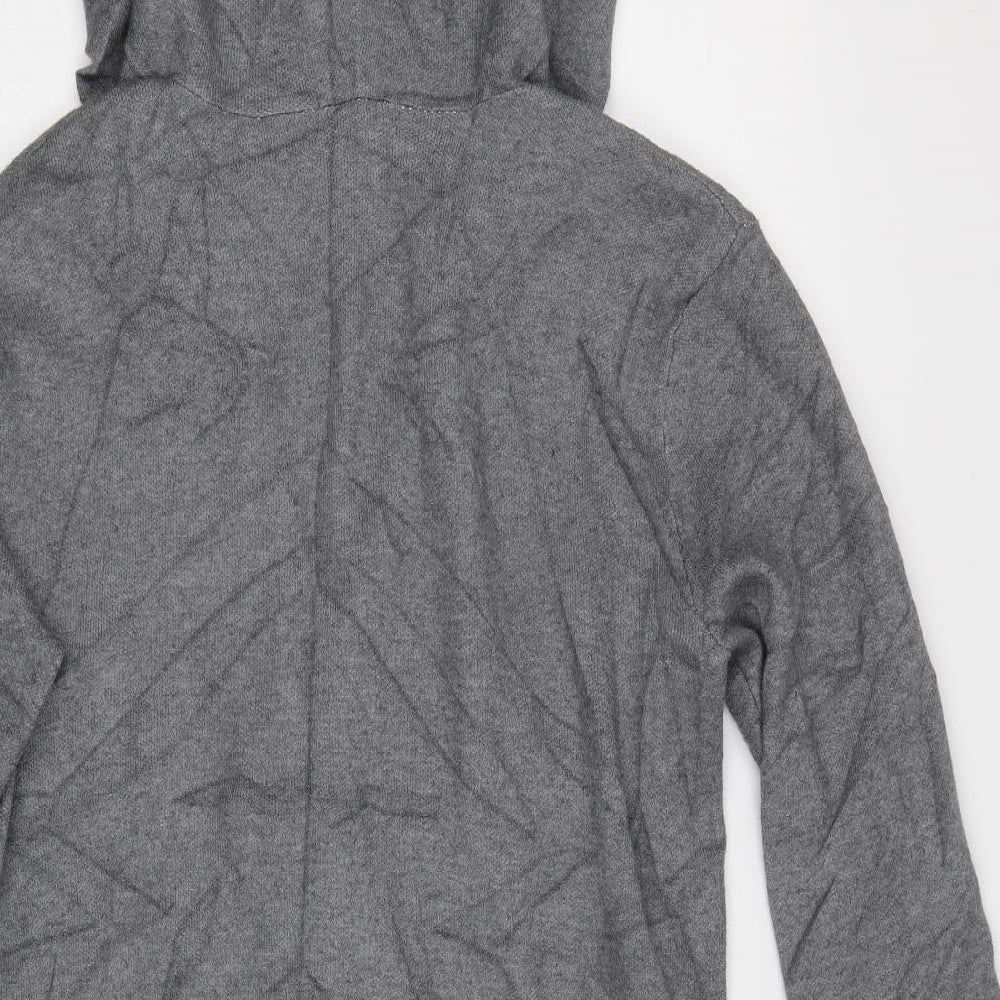 TU Womens Grey   Overcoat Coatigan Size M