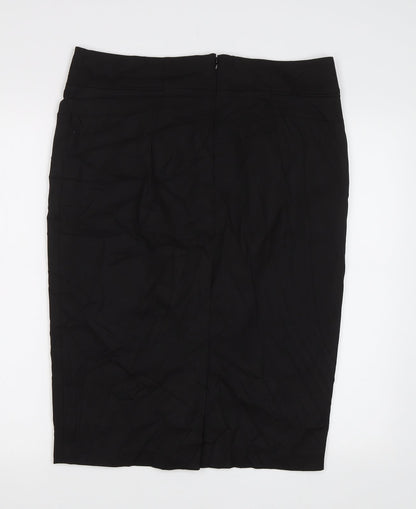 Nest Womens Black   Straight & Pencil Skirt Size 14