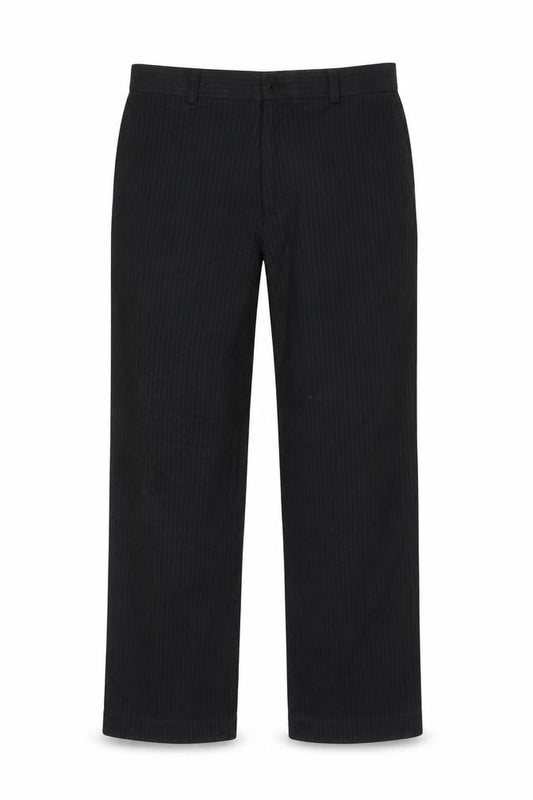 Mens UK Size 32 Burton Regular Fit Dress Pants Black Trousers