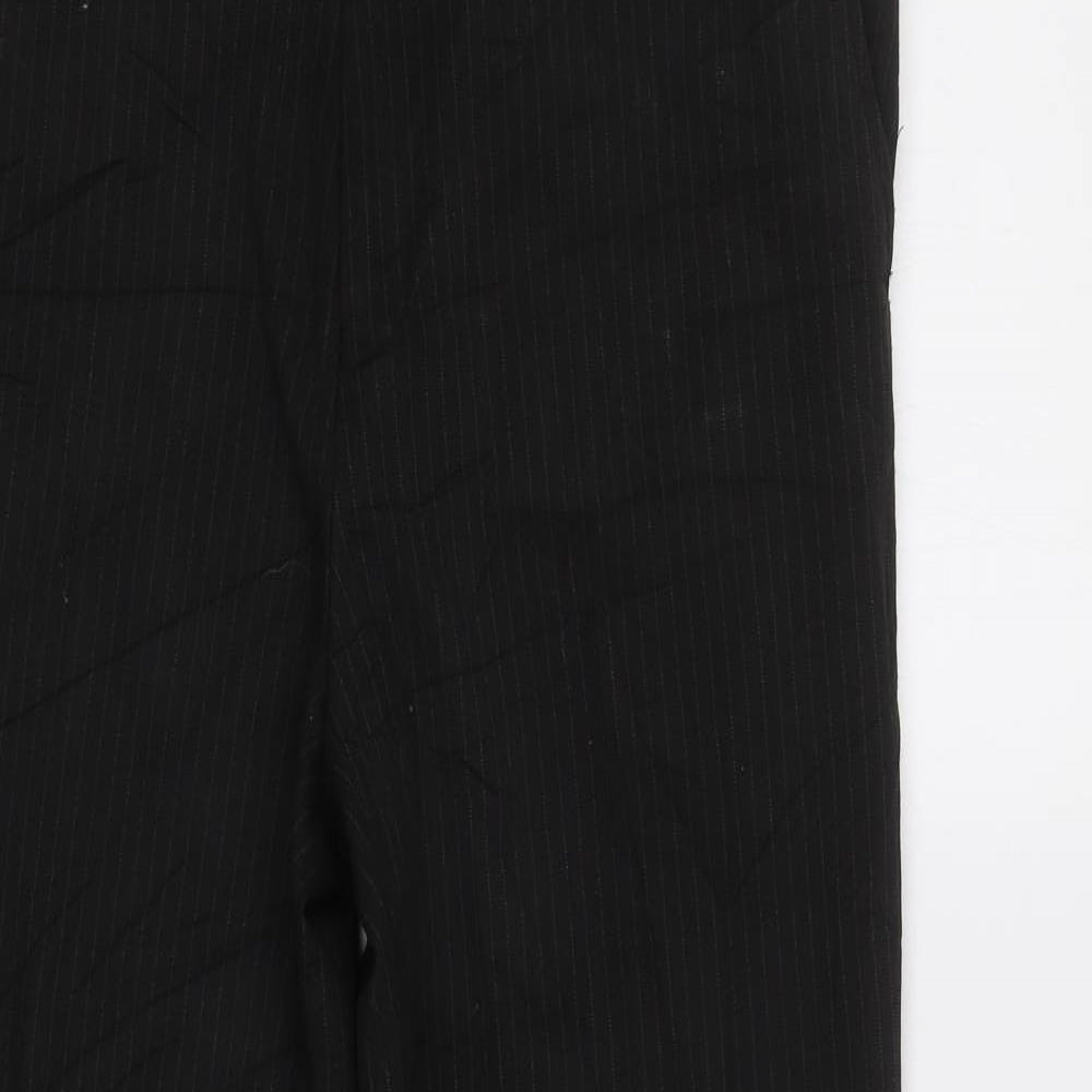 Burton Mens Black Striped  Dress Pants Trousers Size 32 L29 in