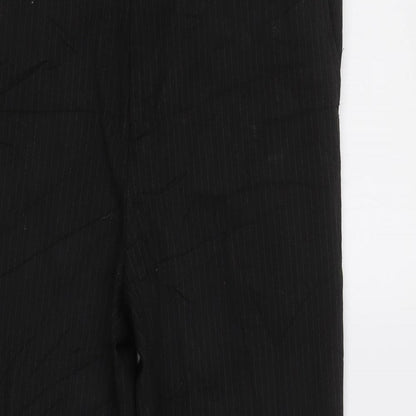 Burton Mens Black Striped  Dress Pants Trousers Size 32 L29 in