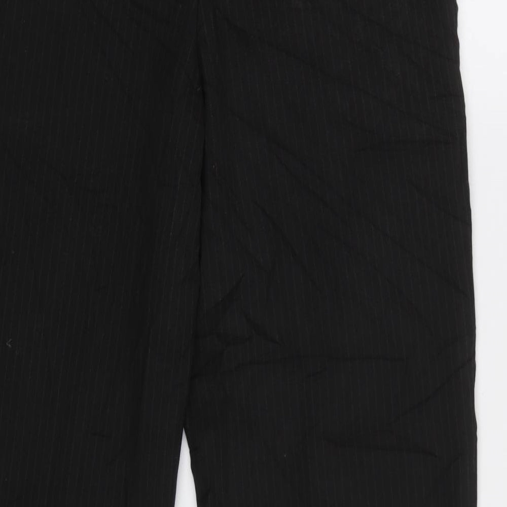 Burton Mens Black Striped  Dress Pants Trousers Size 32 L29 in