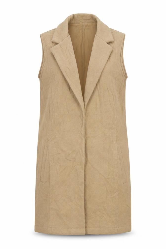 Womens UK Size 8 Missguided Beige Overcoat