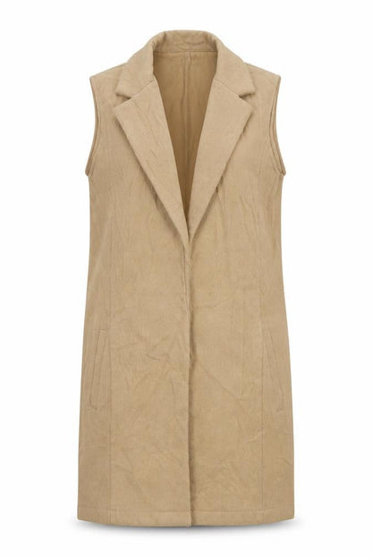 Womens UK Size 8 Missguided Beige Overcoat