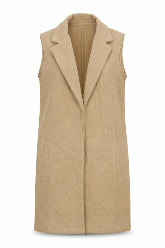 Womens UK Size 8 Missguided Beige Overcoat