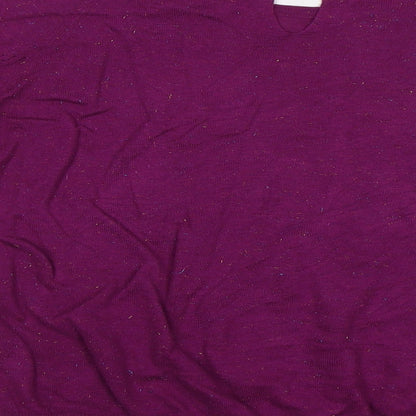 Womens UK Size S Encuentro Purple Pullover Jumper