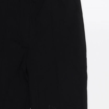 Womens UK Size 10 M&S Regular Fit  Black Trousers