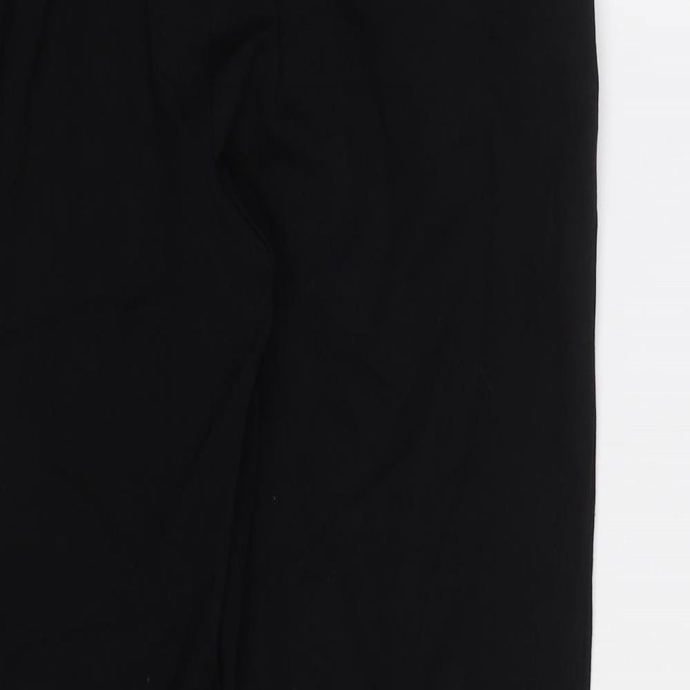 Womens UK Size 10 M&S Regular Fit  Black Trousers