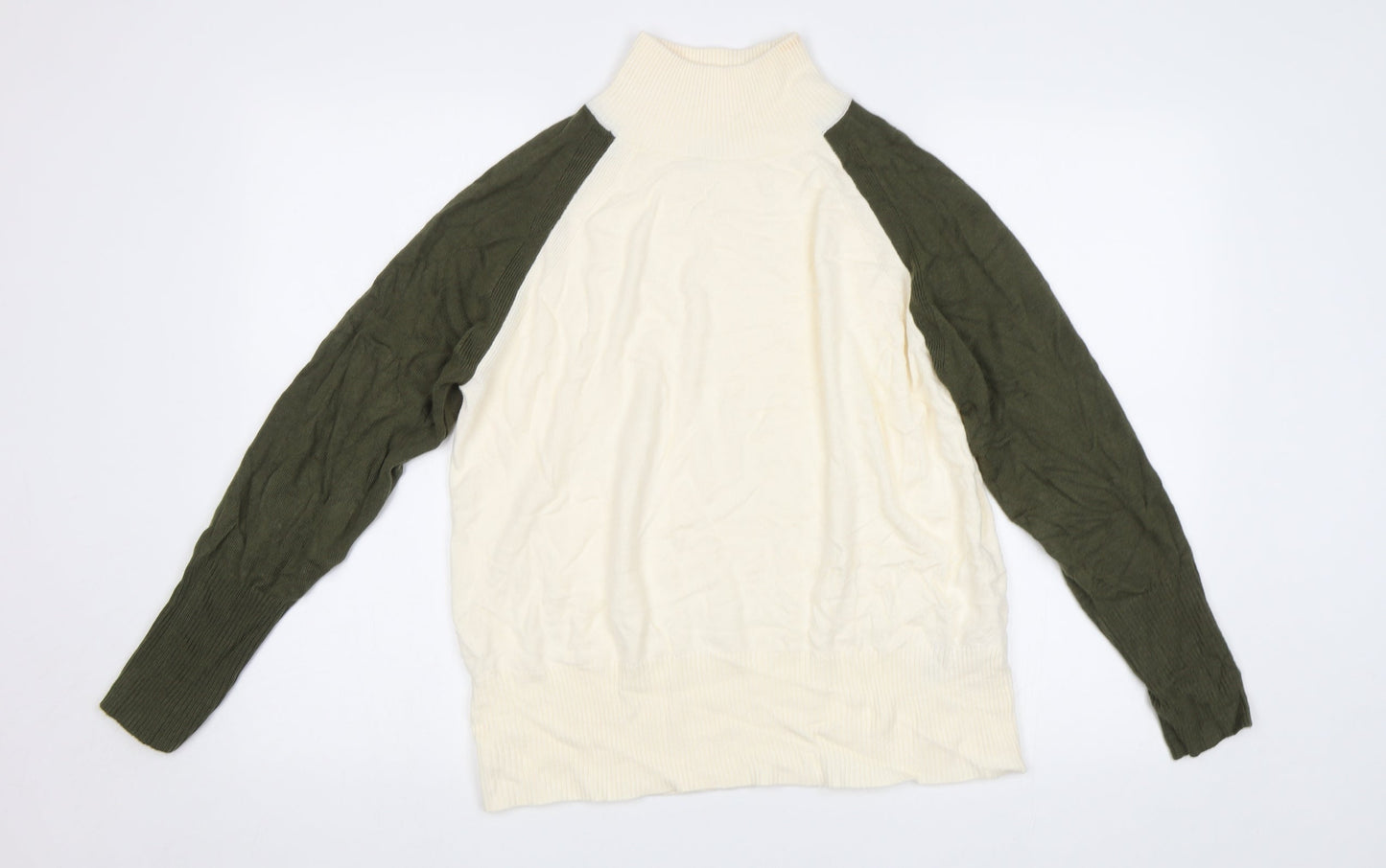 Womens UK Size M M&S Ivory Pullover Jumper