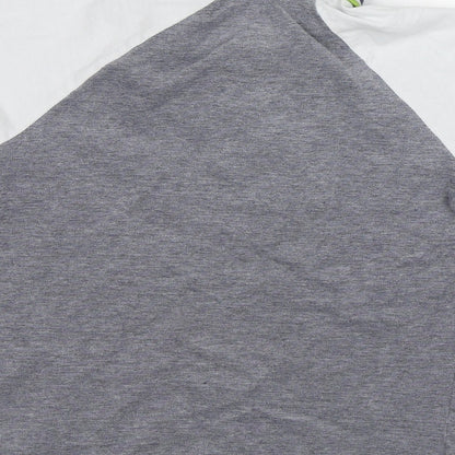Matalan Boys Grey Striped  Basic Polo Size 8 Years