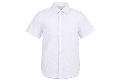 M&S Boys White   Basic Button-Up Size 7-8 Years