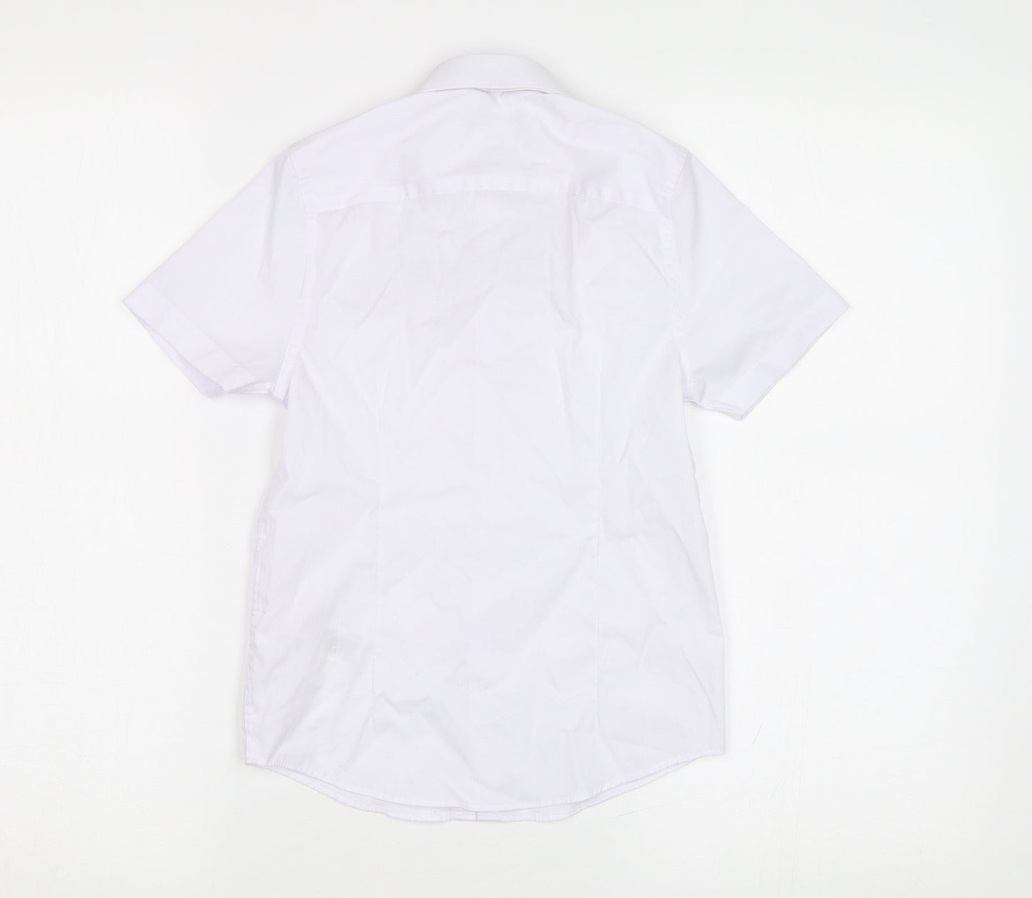M&S Boys White   Basic Button-Up Size 7-8 Years