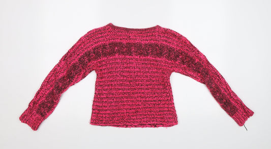 Miss E-Vie Girls Pink   Pullover Jumper Size 11-12 Years
