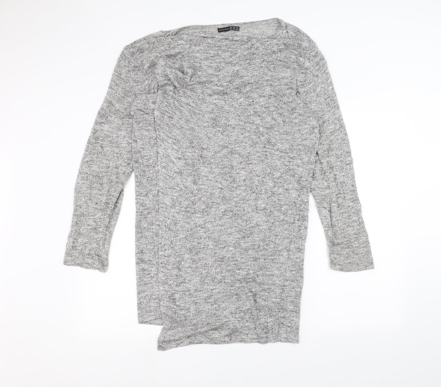 Womens UK Size M Atmosphere Grey Cardigan Jumper