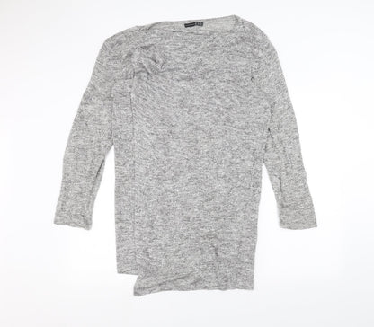 Womens UK Size M Atmosphere Grey Cardigan Jumper