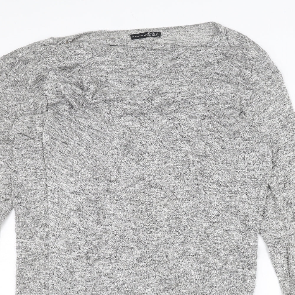 Womens UK Size M Atmosphere Grey Cardigan Jumper