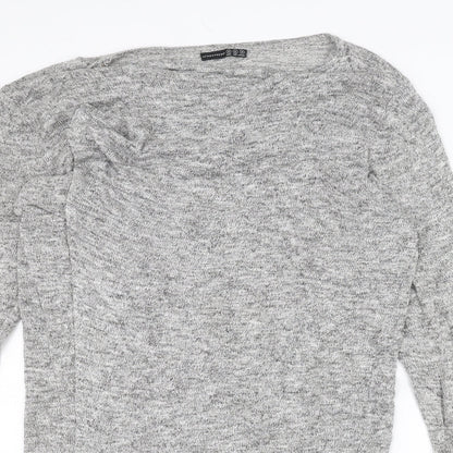Womens UK Size M Atmosphere Grey Cardigan Jumper