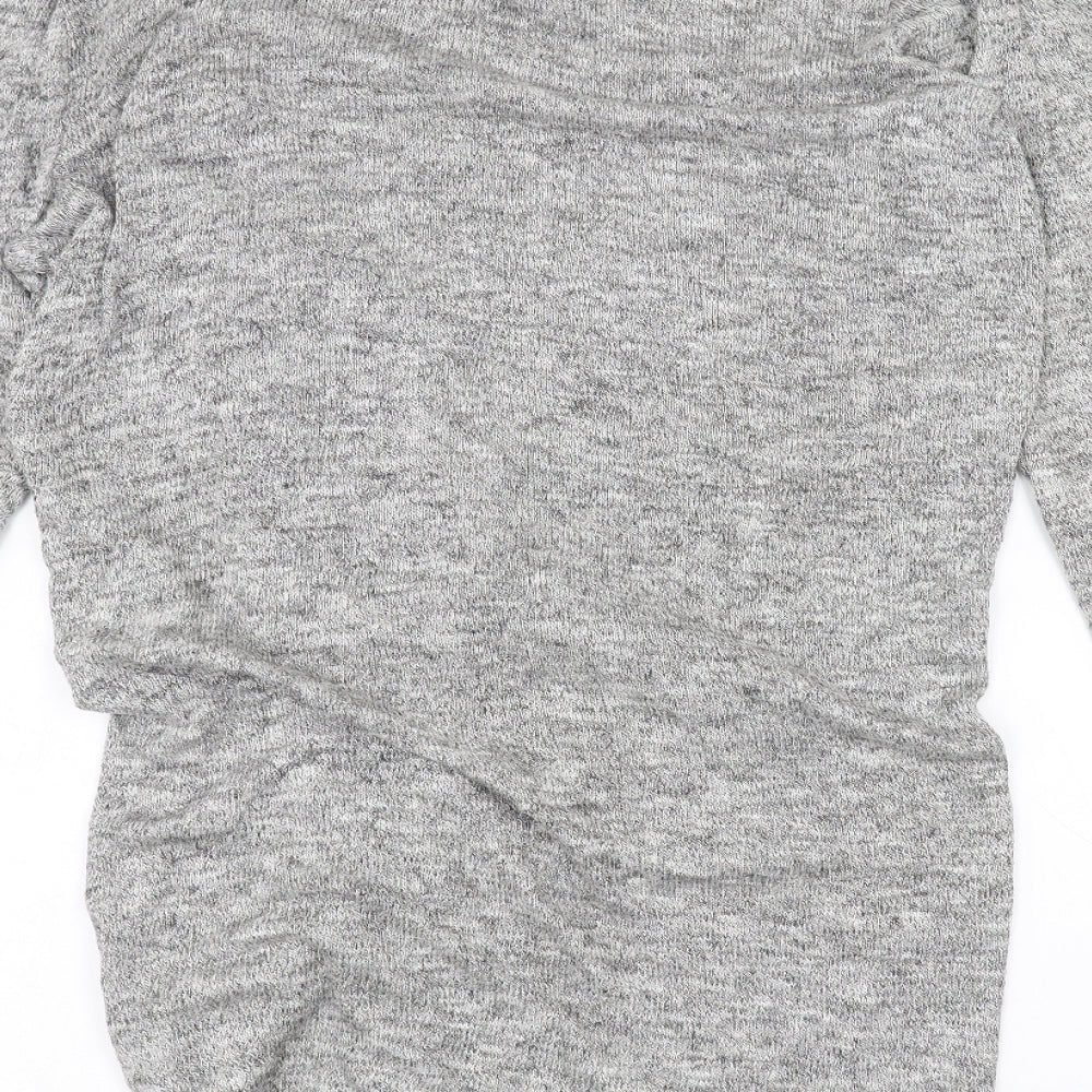 Womens UK Size M Atmosphere Grey Cardigan Jumper
