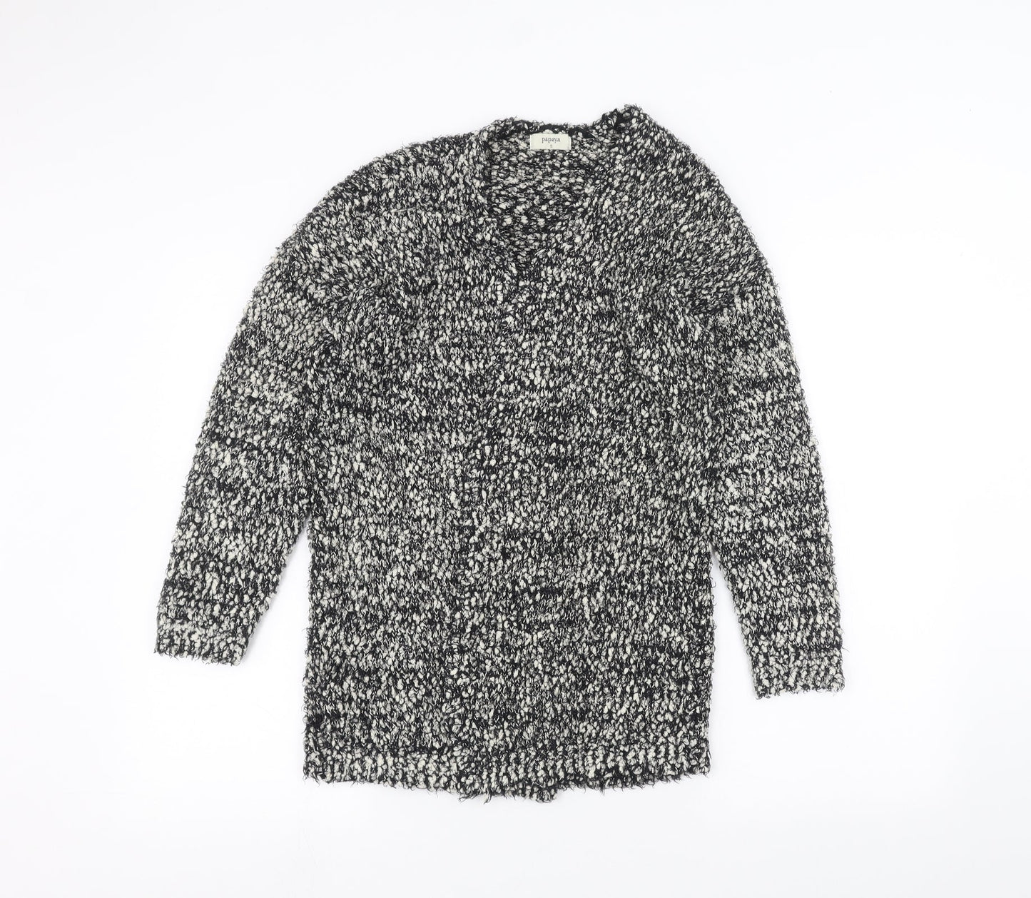 Womens UK Size S Atmosphere Black Cardigan Jumper