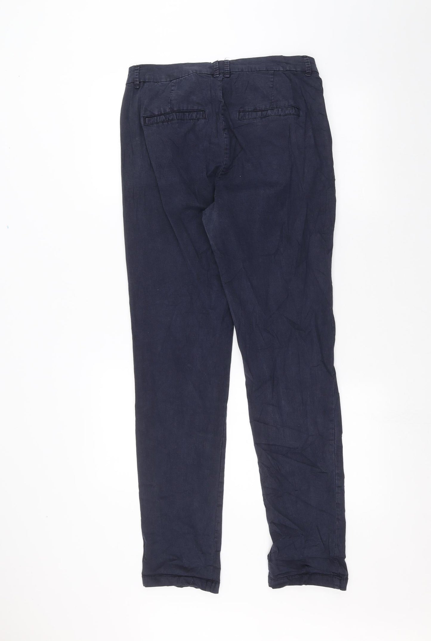 Womens UK Size M VERO MODA Regular Fit  Blue Trousers