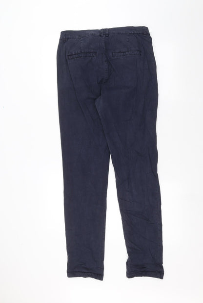 Womens UK Size M VERO MODA Regular Fit  Blue Trousers