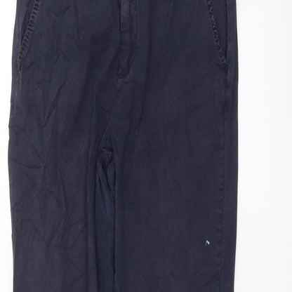 Womens UK Size M VERO MODA Regular Fit  Blue Trousers