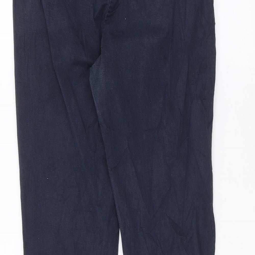 Womens UK Size M VERO MODA Regular Fit  Blue Trousers