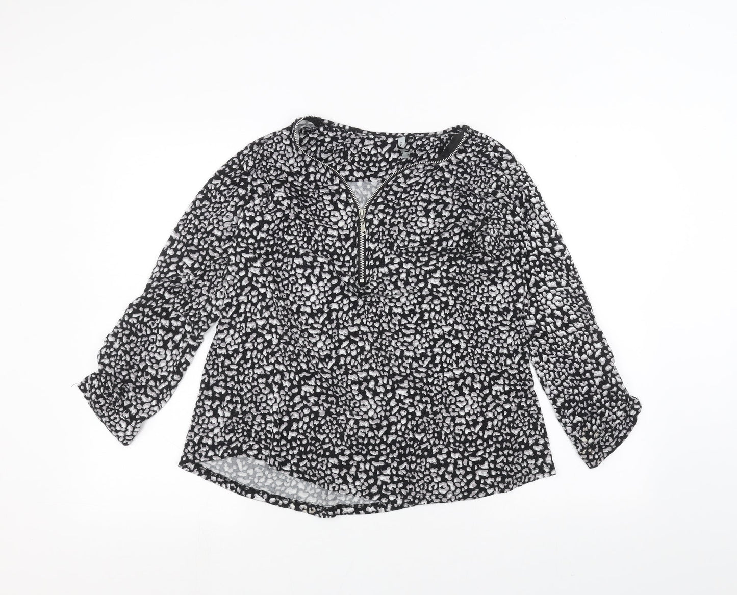 Womens UK Size 12 intuition Black Basic T-Shirt