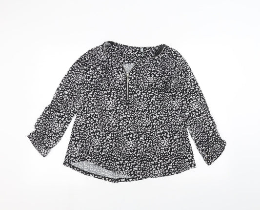 Womens UK Size 12 intuition Black Basic T-Shirt