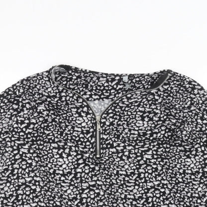 Womens UK Size 12 intuition Black Basic T-Shirt