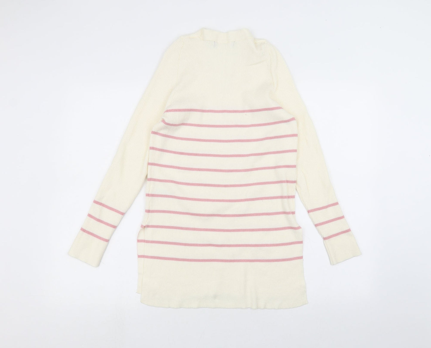 Womens UK Size 8 Marks and Spencer White Pullover Jumper