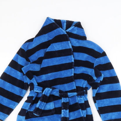 Kangaroo Boys Blue Striped   Robe Size 7-8 Years