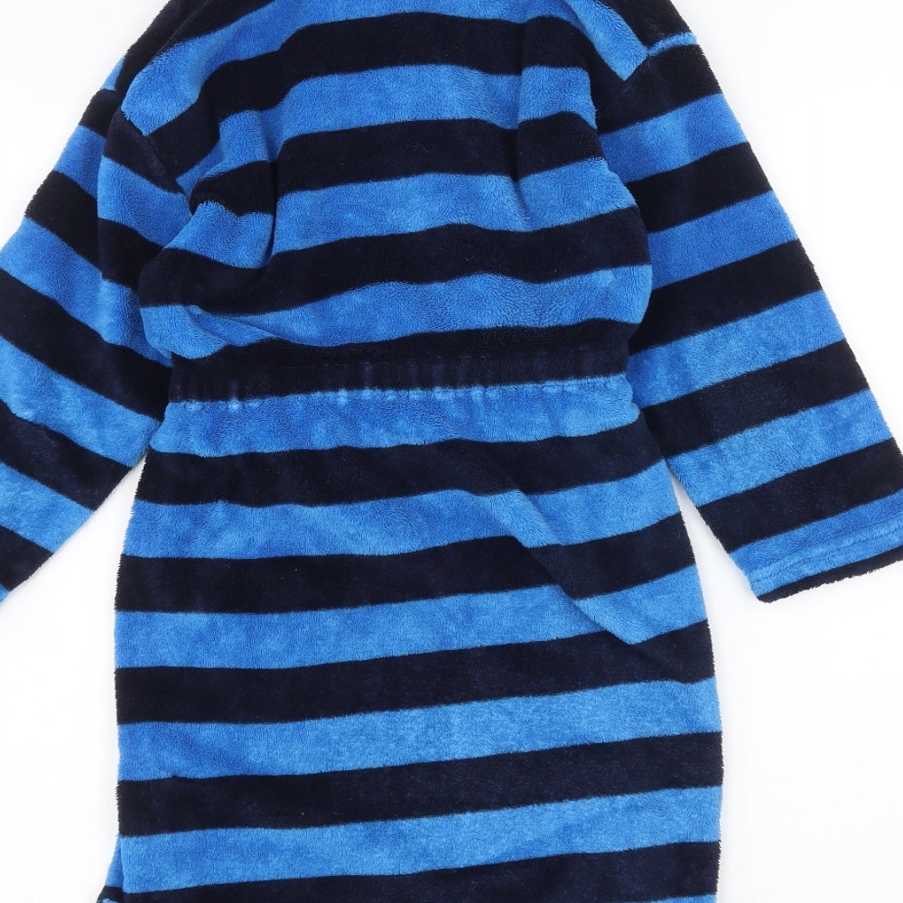 Kangaroo Boys Blue Striped   Robe Size 7-8 Years