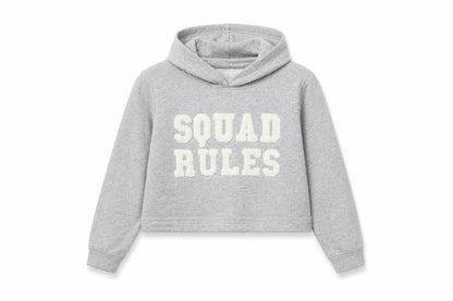 hullabaloo Girls Grey   Pullover Hoodie Size 9-10 Years