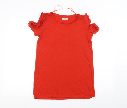 Papaya Womens Red   Basic T-Shirt Size S