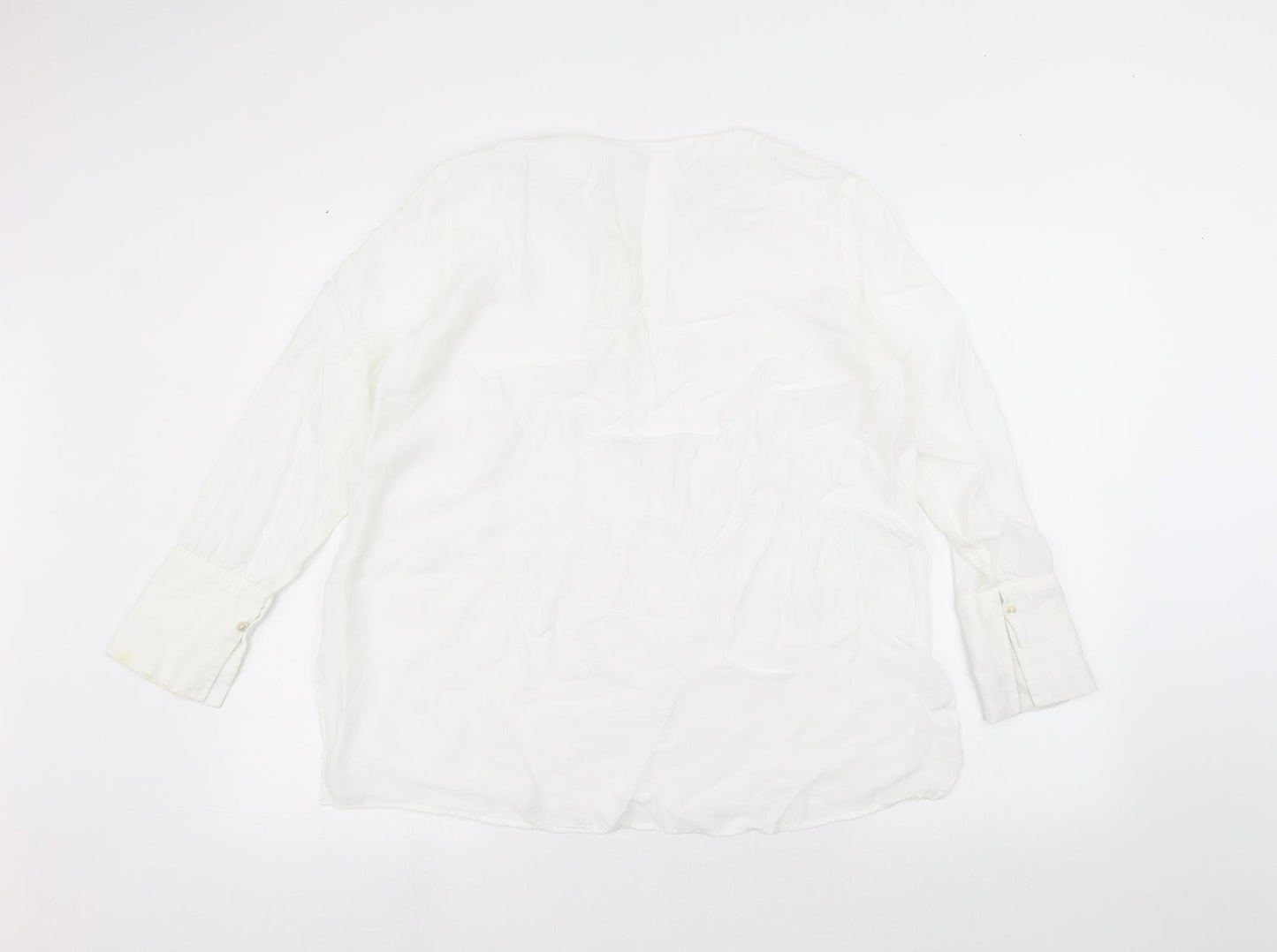 Womens UK Size M MNG White Pullover Jumper
