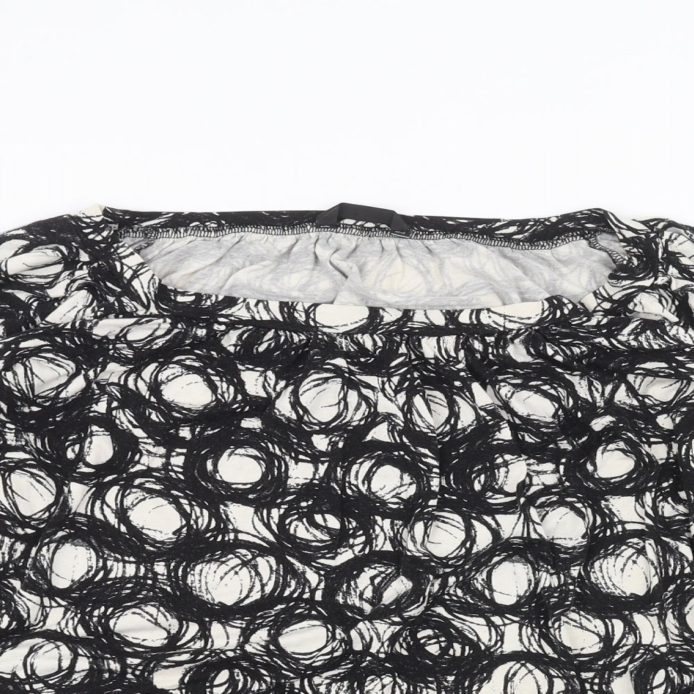 Womens UK Size 14 Marks and Spencer Black Basic T-Shirt