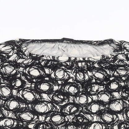 Womens UK Size 14 Marks and Spencer Black Basic T-Shirt
