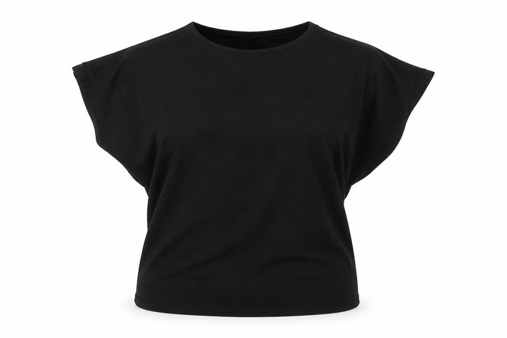 Womens UK Size M New Look Black Basic Blouse