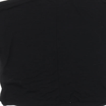 Womens UK Size M New Look Black Basic Blouse