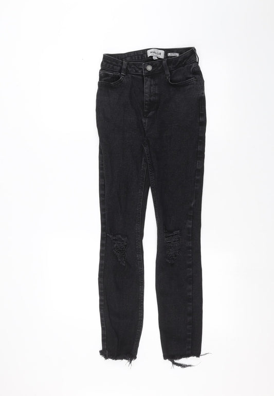 New Look Womens Black   Skinny Jeans Size 8 L26 in
