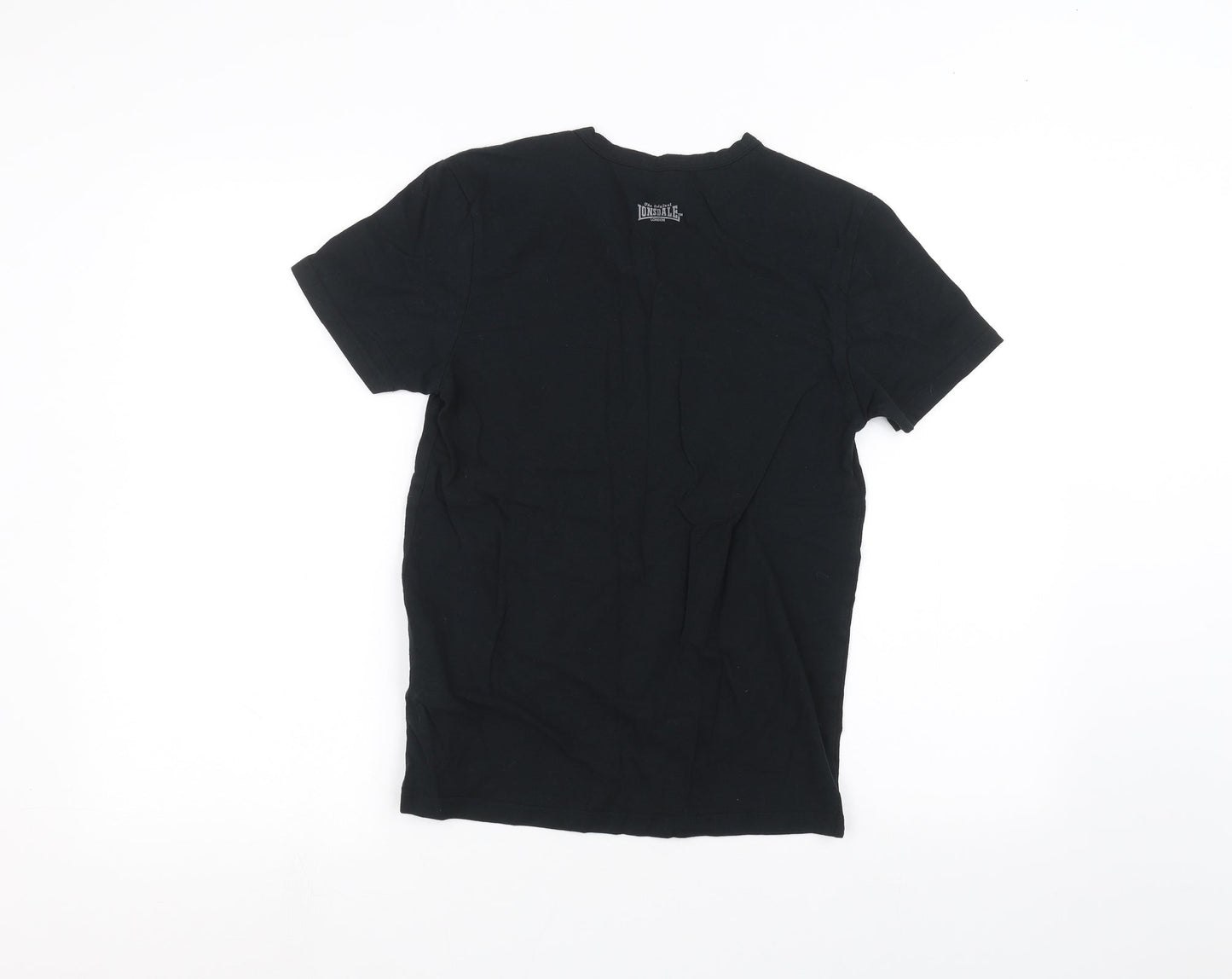 Lonsdale Mens Black    T-Shirt Size S