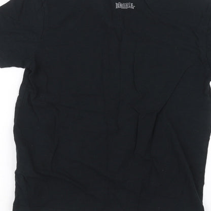 Lonsdale Mens Black    T-Shirt Size S