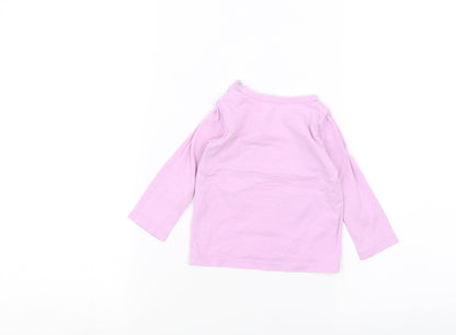 Preworn Baby Purple   Basic T-Shirt Size 0-3 Months