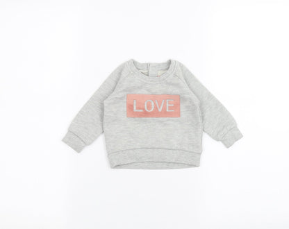 Young Dimension Baby Grey   Pullover Jumper Size 3-6 Months