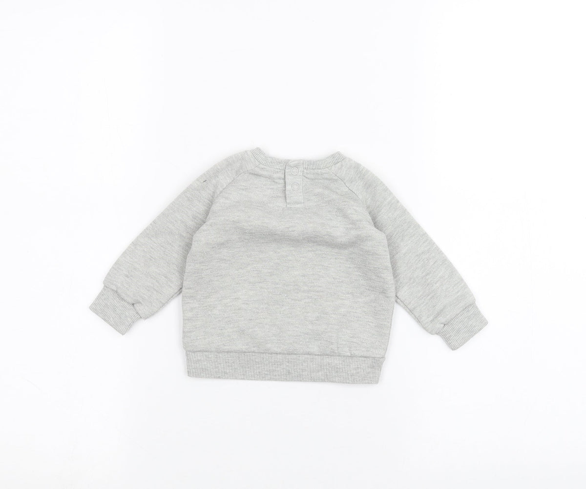 Young Dimension Baby Grey   Pullover Jumper Size 3-6 Months